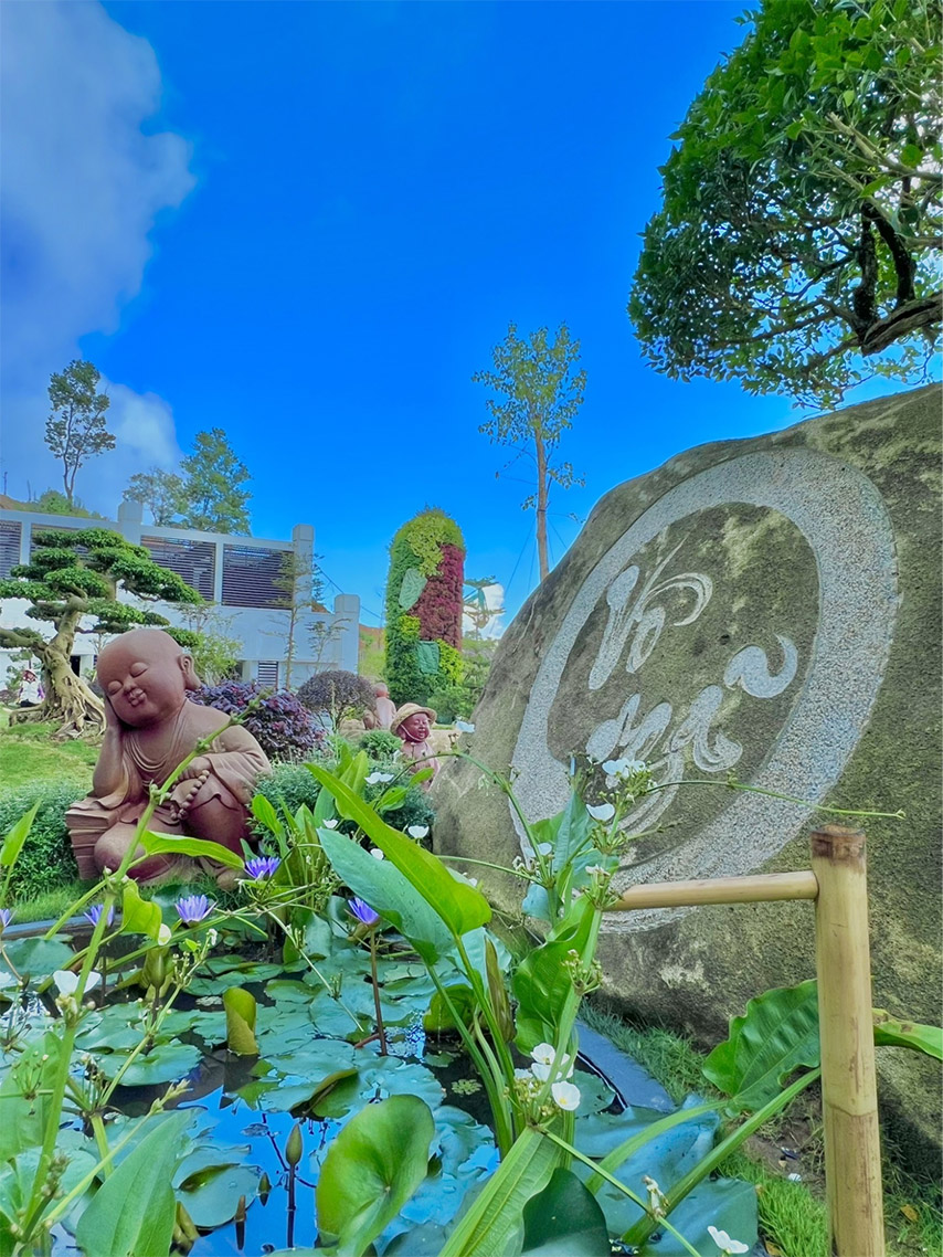 Hoà minh với thiên nhiên tại vườn Vô Ngã